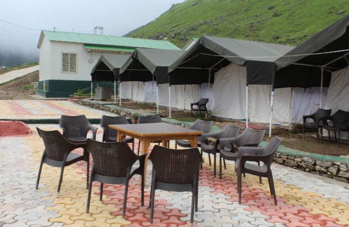 GMVN Kedarnath Nandi Complex Base Camp-Tents Ground Bedded C Bath